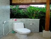 Semi open bathroom